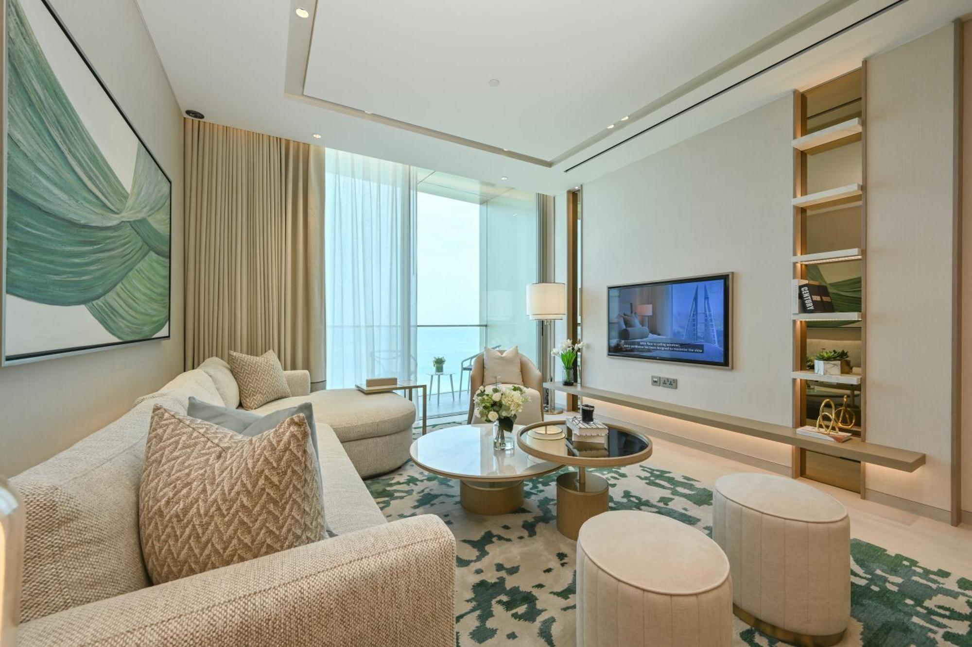 Onyx Rotana Manama Exterior foto Living room
